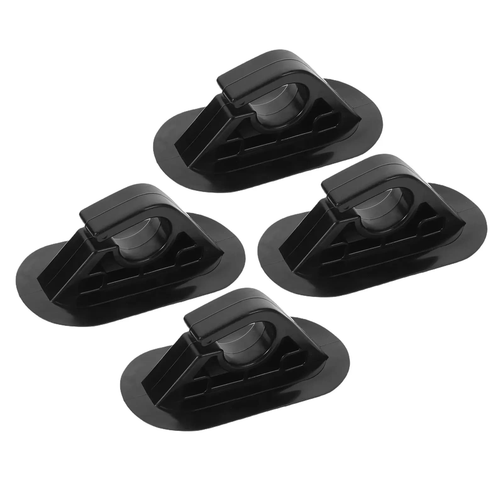 4Pcs Kayak Oar Holders Sturdy PVC Clips Convenient Paddle Storage for Inflatable Boats Canoes Marine Accessories