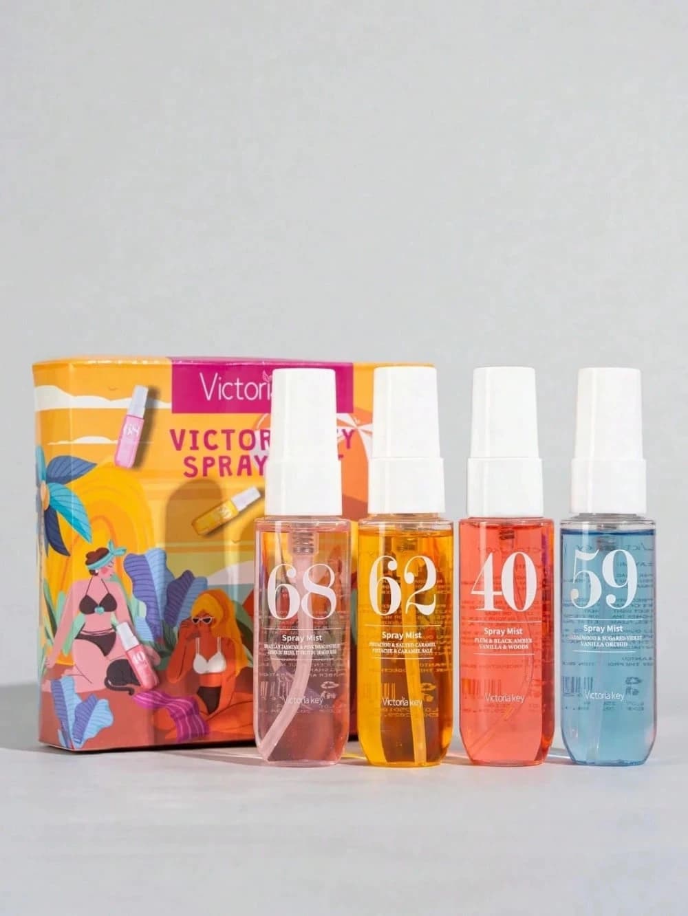 Set Regalo di Fragranze Brasiliane in Edizione Limitata (4 Flaconi X 40ml) - Profumo Vaniglia e Cocco Edizione Limitata Janeiro Multi-Lay