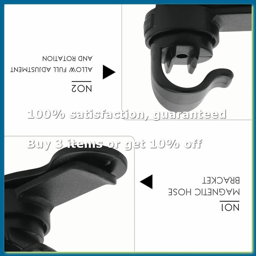 Removable Hydration Pack Clamp Magnetic Hose Holder Magnetic Tube Clip Water Bladder Hose Clip-DTD2