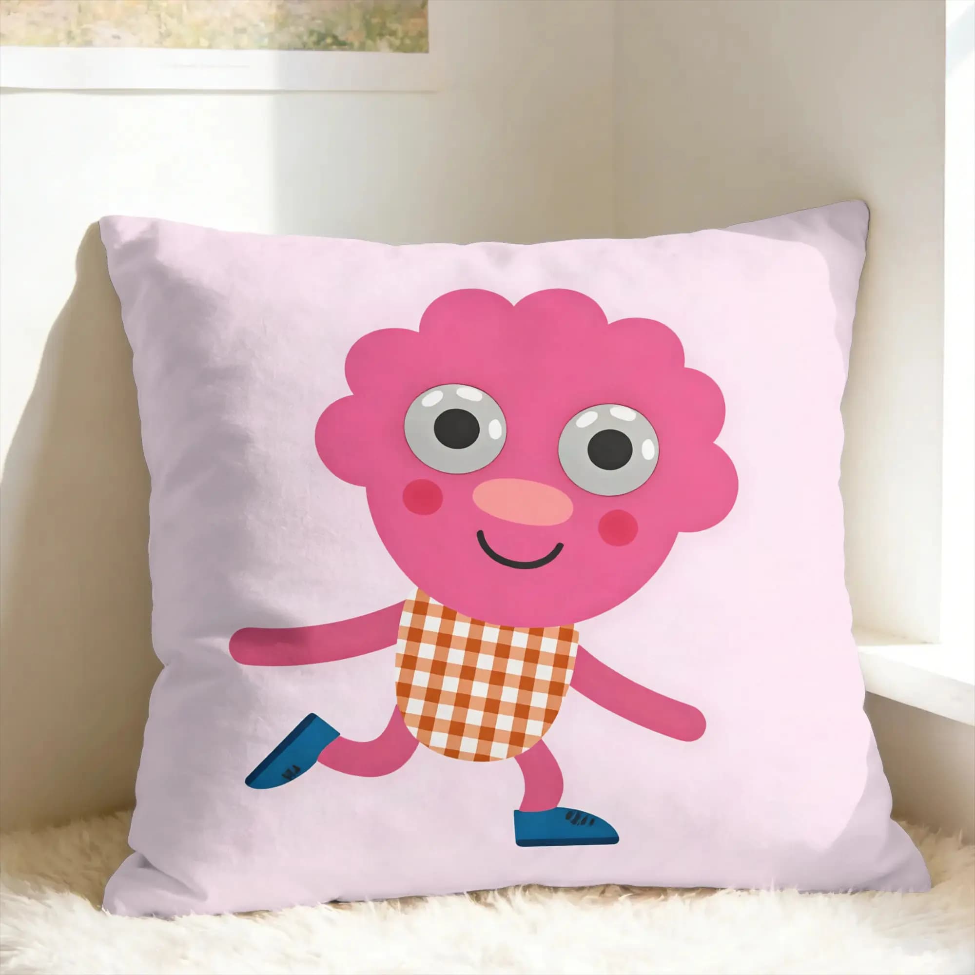 Me! Noodle & Pals Songs Pillow Case Soft Pillow Cover For Living Room Sofa Novelty Cushion Cover