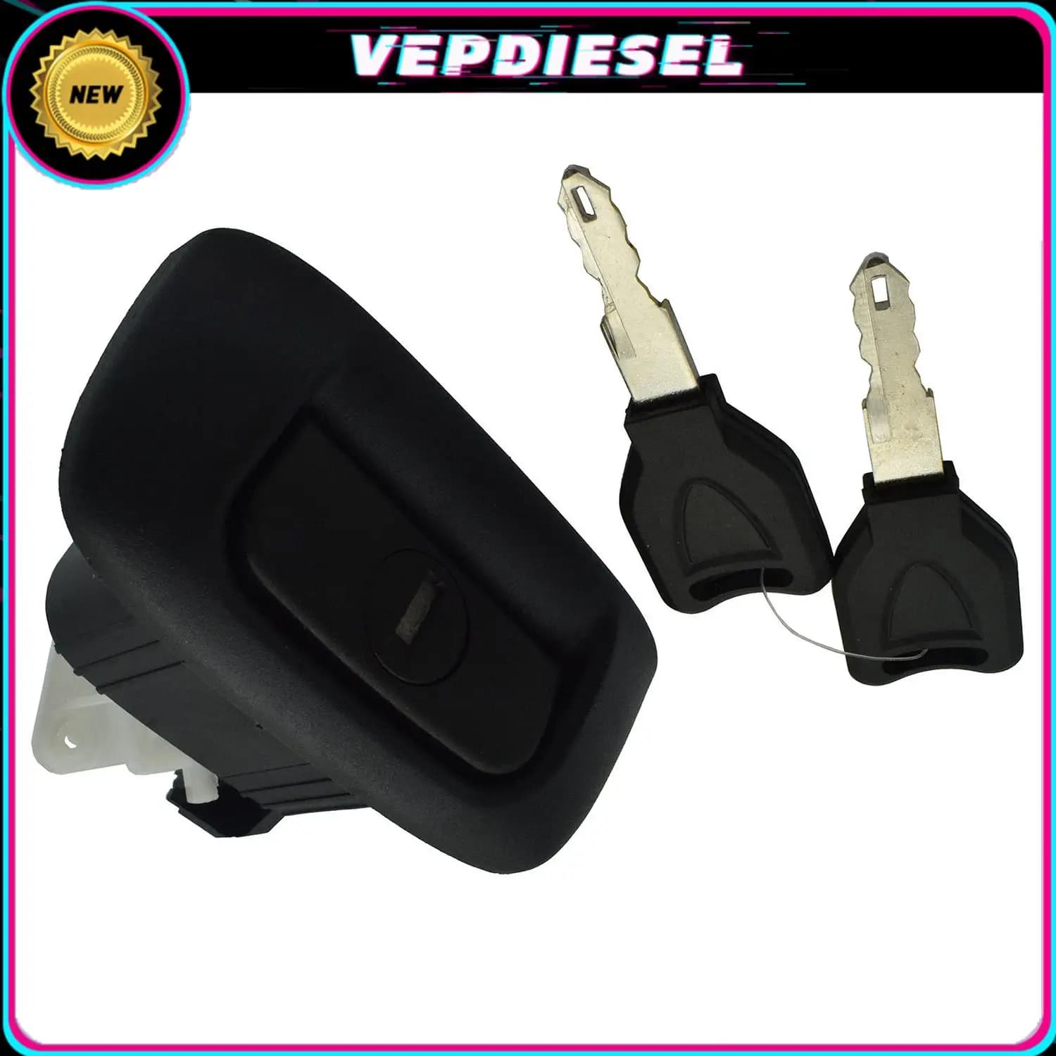 Tailgate Trunk Boot Lock Cylinder 7700431773 7701472508 FOR Renault Thalia Clio 1998-2010 With 2 Keys Car Accessories