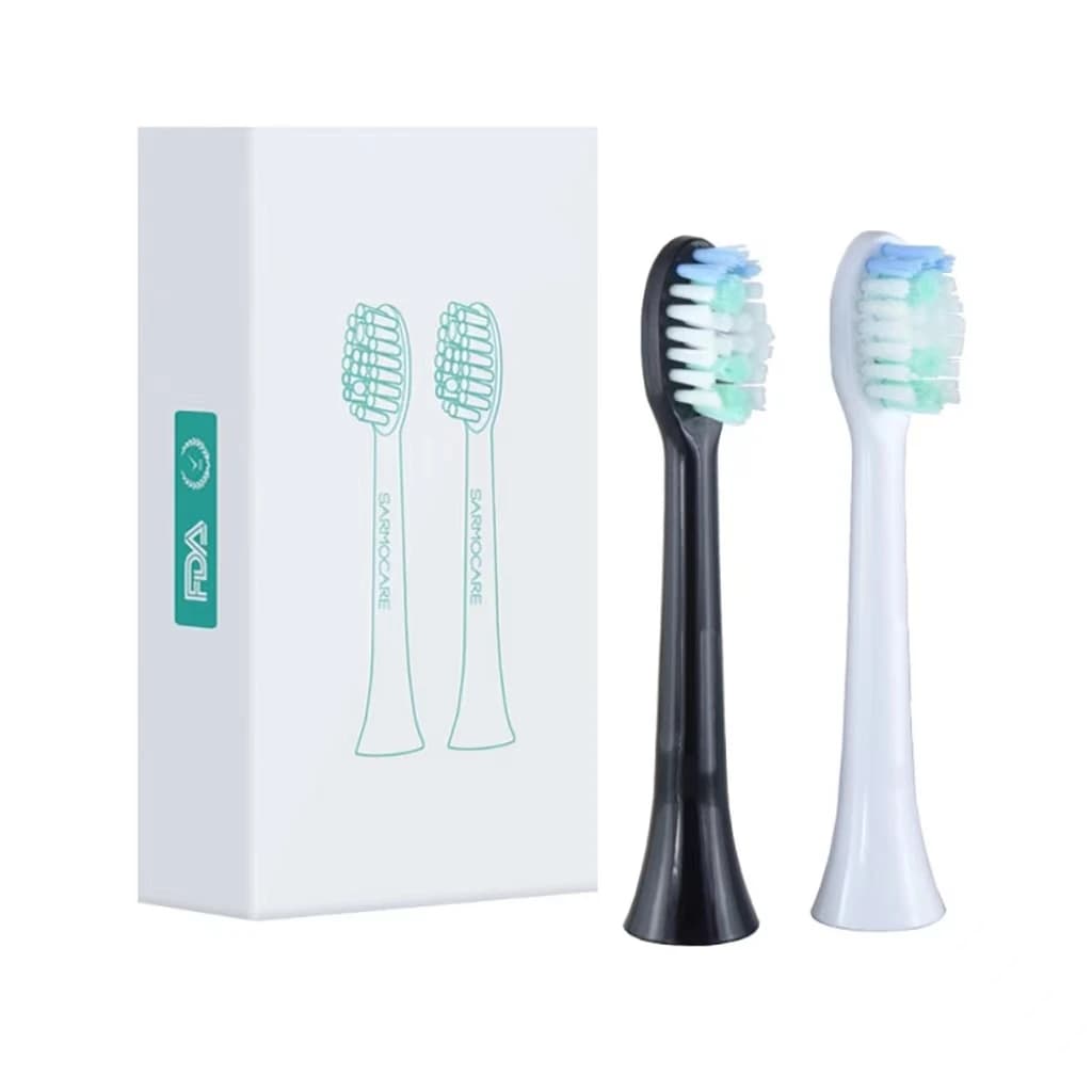 3PCS Sarmocare S100 S200 S600 S700 S710 S800 S820 S900 S910 Ultrasound Sonic Electric Toothbrush Heads