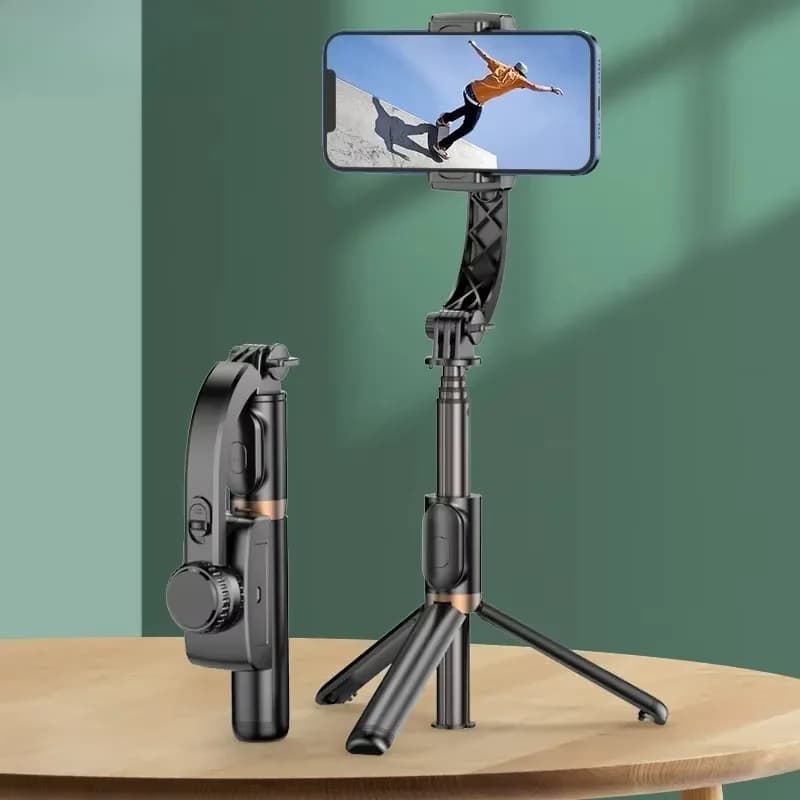 Phone Tripod Holder for Video Recording Portable Travel Selfie Stick with Phone and Gopro Anti Shake Stable Shooting Artifact