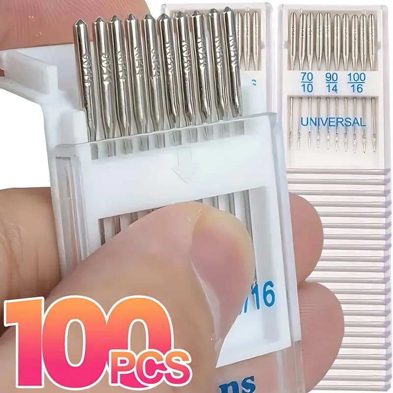 100/20PCS Macchina Da Cucire Per Uso Domestico Ago Affilato Punto Regolare Universale per Macchina Da Cucire Fatti A Mano Forniture FAI DA TE Accessori