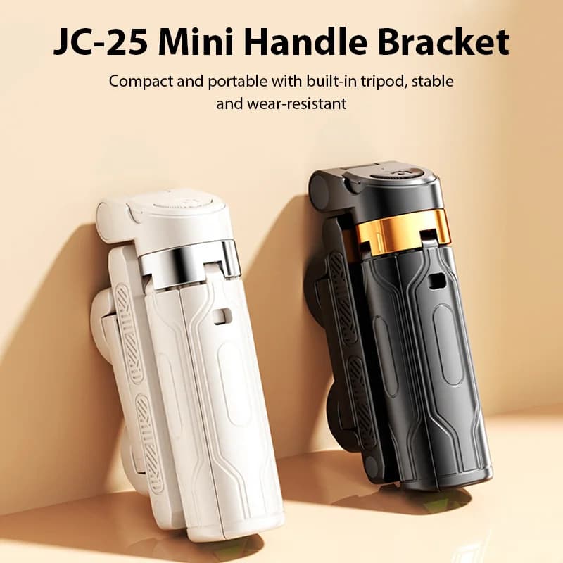 Mini All-in-One Selfie Stick with Bluetooth Remote, Portable Universal Phone Mount for Live Stream Vlog Travel