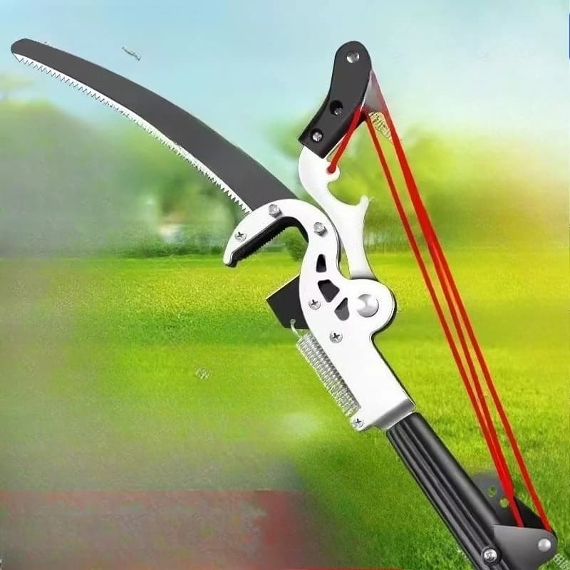 Forbici per rami alti, forbici per lavori in quota, seghe per rami alti, attrezzi telescopici per potatura in quota