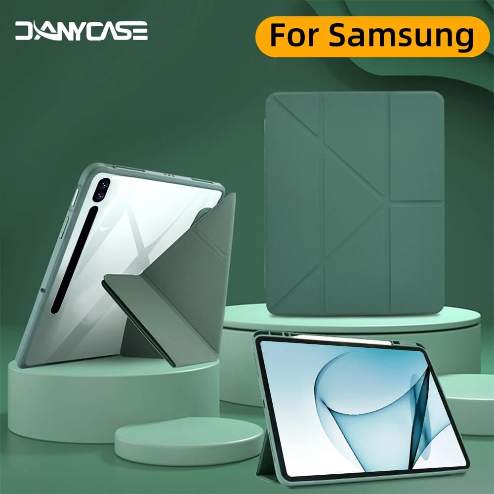Per Samsung Galaxy Tab S6 Lite custodia per Galaxy A8 A9 Plus S7 S8 S9 11in Plus FE 12.4 custodia per Tablet con portamatite e supporto
