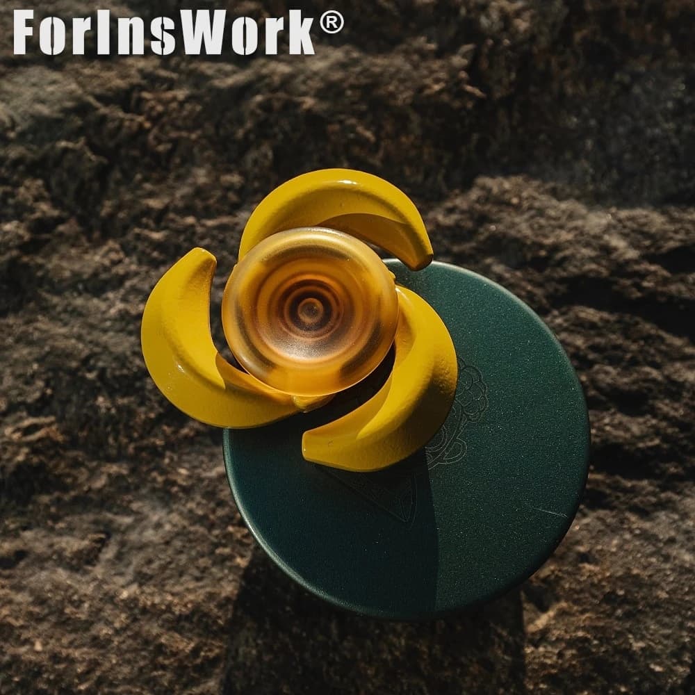ZacLab Fresh Bananas CERAKOTE Design Metal Fidget Spinner Portatile EDC Antistress