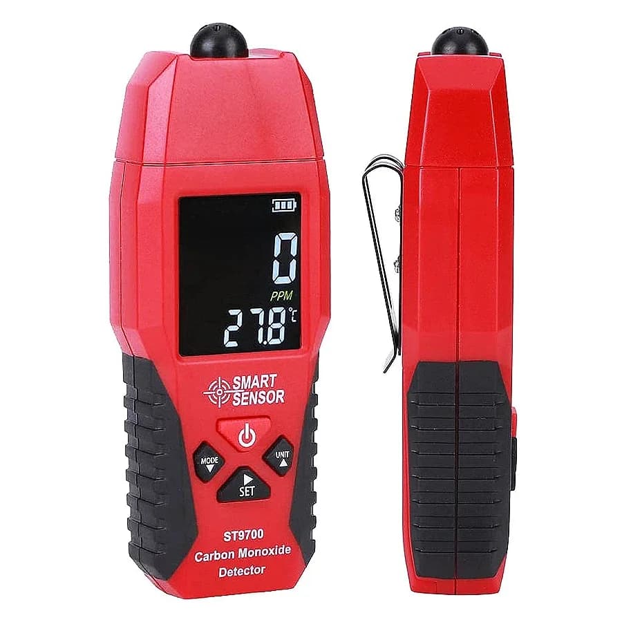 A per Lancol ST9700 Sensore intelligente Rilevatore portatile di monossido di carbonio Misuratore digitale di monossido di carbonio Analizzatore di gas realizzato in durevole