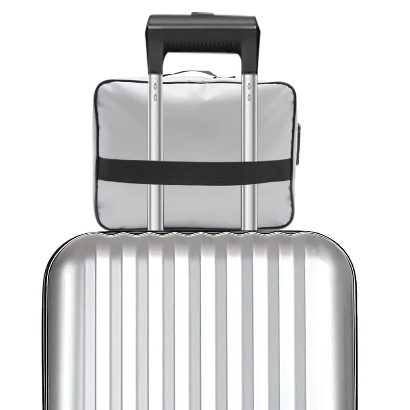 Borsa ignifuga per documenti con password, custodia impermeabile da viaggio per documenti, custodia sicura con cerniera per contanti e documenti, porta carte multistrato sicuro