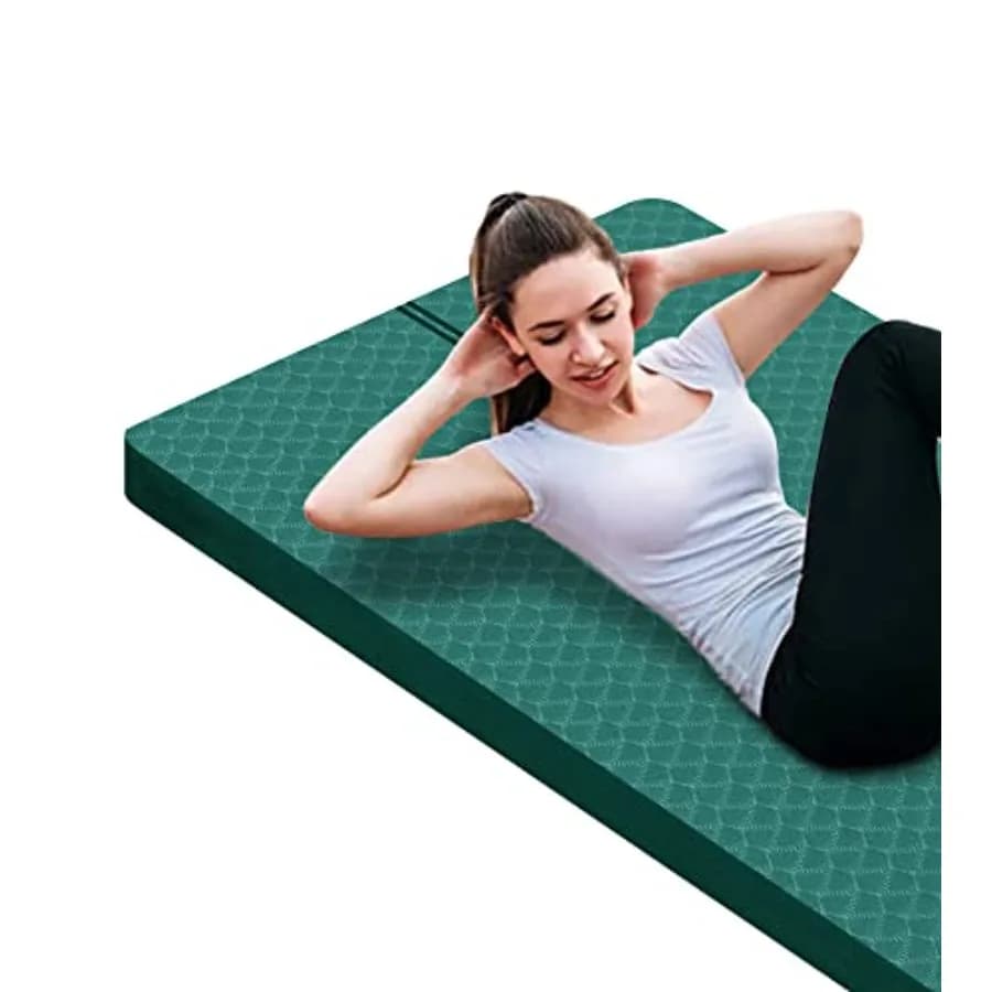 Tappetino per Esercizi Grande - Spessore 15mm/20mm/30mm, Tappetino Yoga per Fitness, Pilates, Stretching ed Esercizi a Terra per Donne