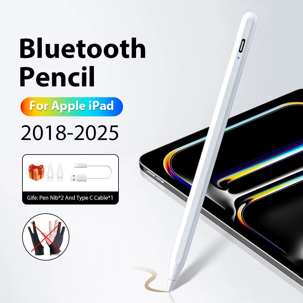 Penna stilo per Apple Pencil iPad A16 2025 Pro 13 M4 M5 12.9 Air 11 5 4 M2 M3 Mini 6 7 10 9 9th 10th Generation Tablet Touch Penne