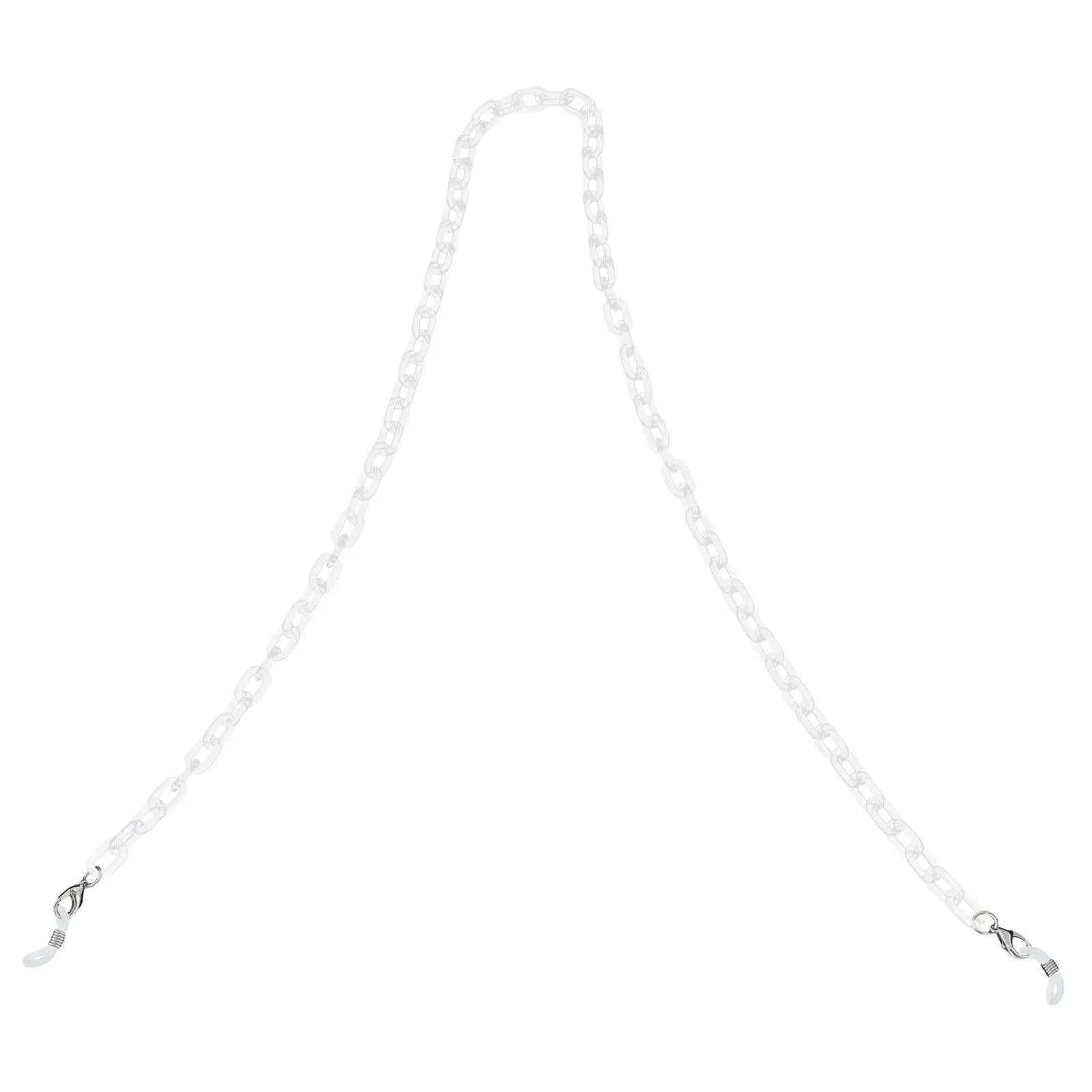 Cordino Antiscivolo per Mascherina e Occhiali, Elegante Collana per Occhiali, Lunghezza Maggiore, Supporto Sicuro per Collo, per Mascherine e Occhiali