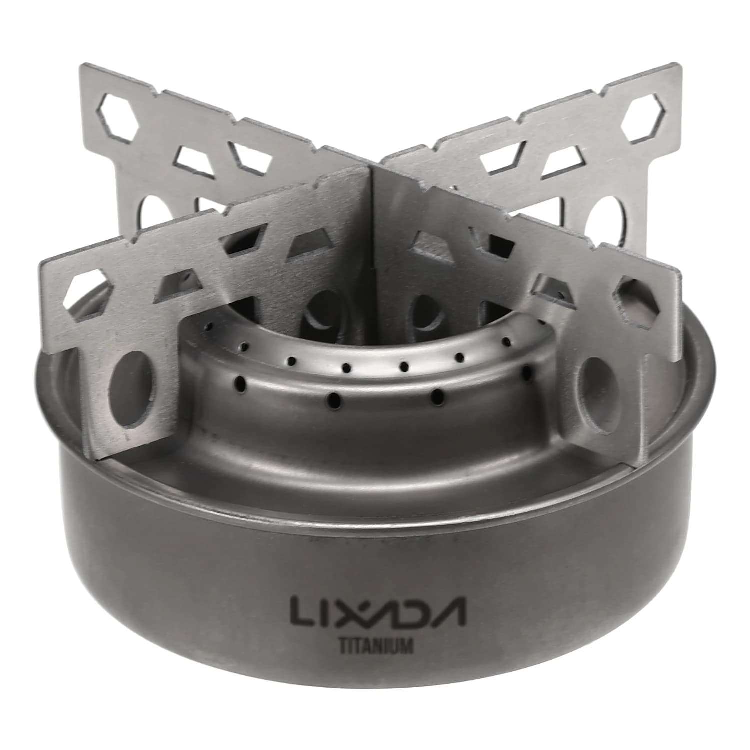 Portable Alcohol Stove with Cross Cover/Steel Small Ultralight Stainless Steel/Ti For Camping, Hiking, Backpack