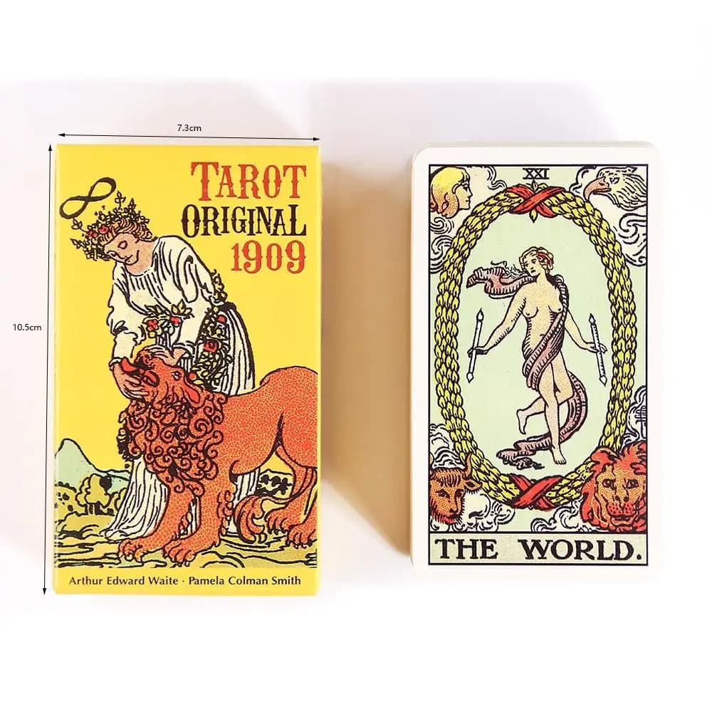 Originale 1909 Mazzo di tarocchi Gioco da tavolo per feste per il tempo libero Carte Oracle di profezia di predizione del futuro