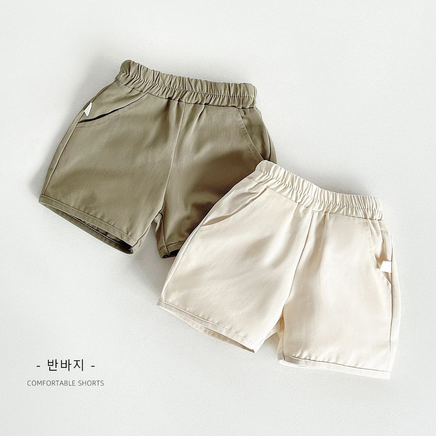 Ircomll 2 pezzi pantaloncini estivi da lavoro per bambini 100% cotone organico per neonati e bambini piccoli, ragazzi, ragazze pantaloncini traspiranti per il tempo libero