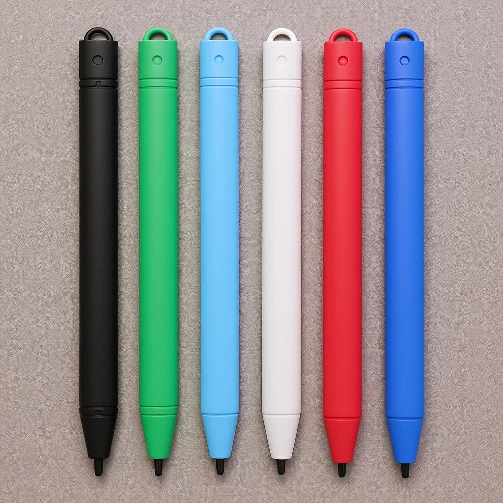 Set di 6 Penne per Tavoletta LCD, Stilo per Disegno per Bambini, Giocattolo per Pittura, Penna in Plastica, Set di Strumenti per l'Apprendimento Artistico