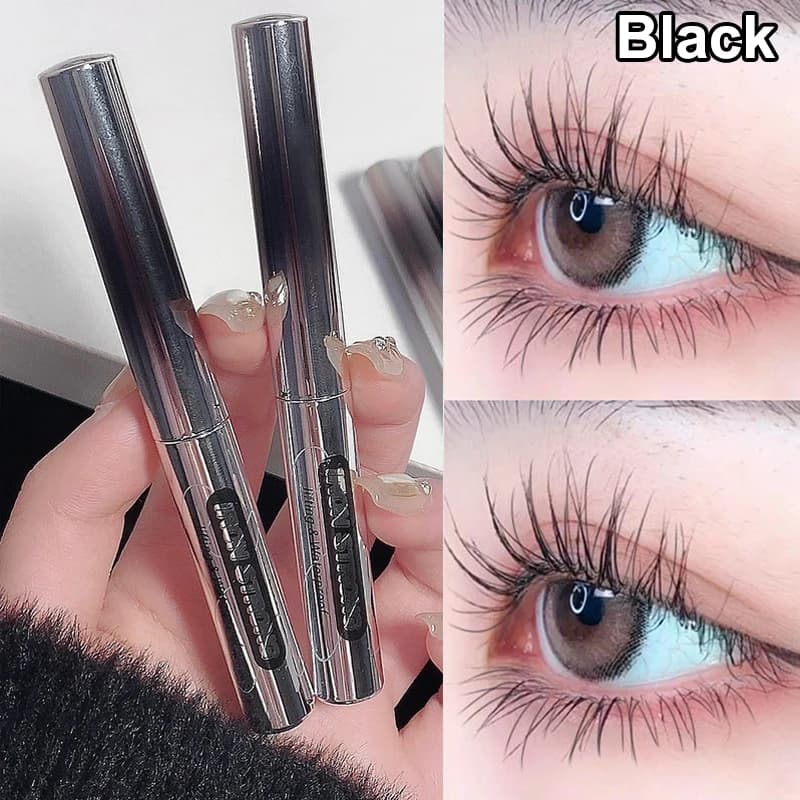 Cappuvini Mascara for Extension Eyelashes - Mascara Extensive Extensive Mascara Long-Term Raincoat Black Brown Curling Finish Eyelash Makeup