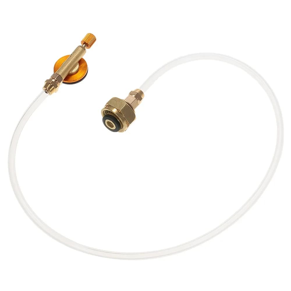 Durable PVC/Metal Gas Cylinder Adapter With Auto-Off Valve Portable Camping Stove Adapter Gas Tank Coupler Propane Cylinder