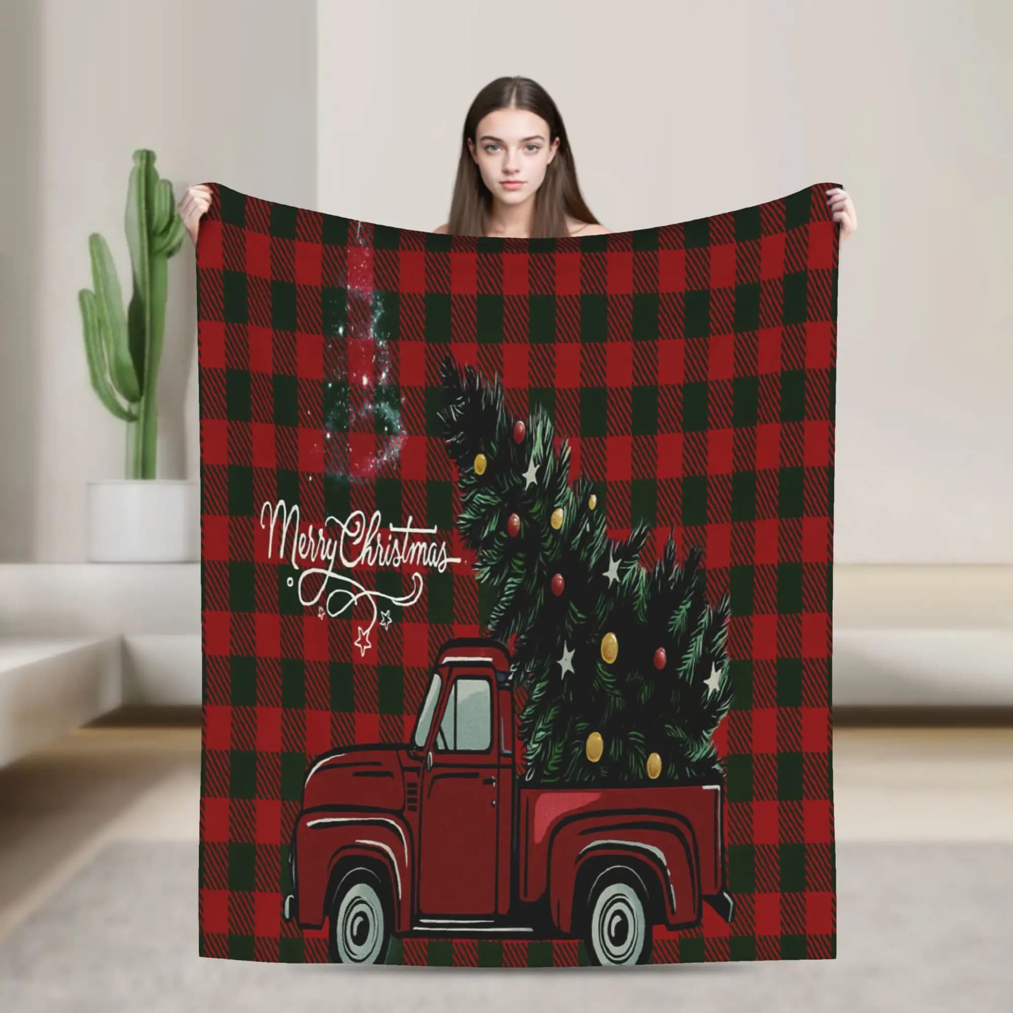 Morbide coperte caldeStudenti Decorativi Natale Babbo Natale Coperta da tiro Copriletto in flanella Soggiorno Comodo copridivano letto