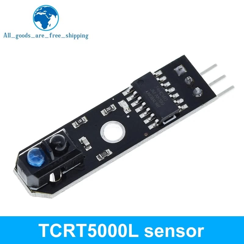 TZT 1/3 Pezzi Sensore di Tracciamento Linea a Infrarossi IR TCRT5000 TCRT5000L per Evitamento Ostacoli Arduino AVR ARM PIC DC 5V