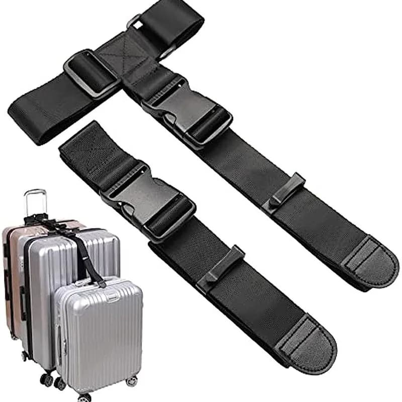 Cintura per bagagli da viaggio Cinture per valigie Cintura per borsa da viaggio telescopica elastica per valigia Cintura fissa Cintura con fibbia da viaggio Cinture per bagagli