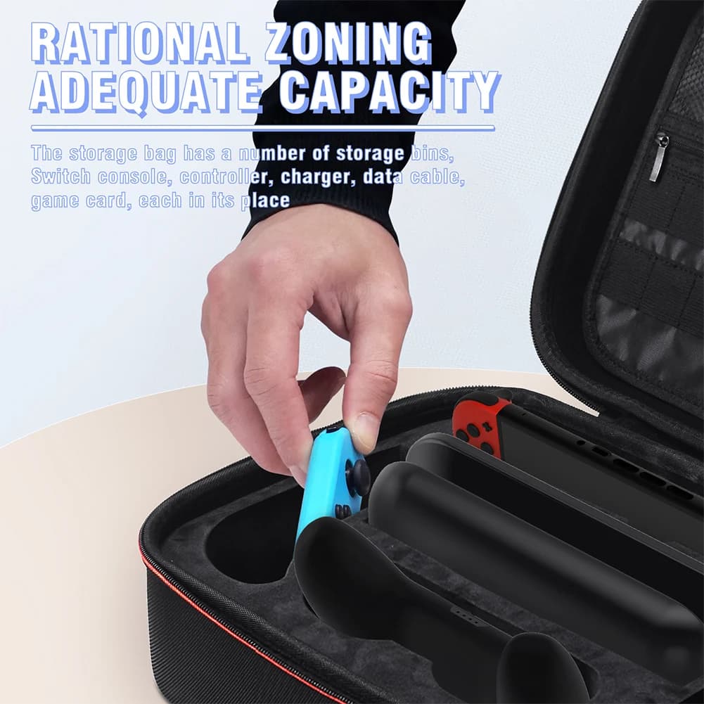 Custodia da trasporto per Nintendo per Switch 2 Custodia per console di gioco Borsa da trasporto antiurto antigraffio per accessori per console Switch 2
