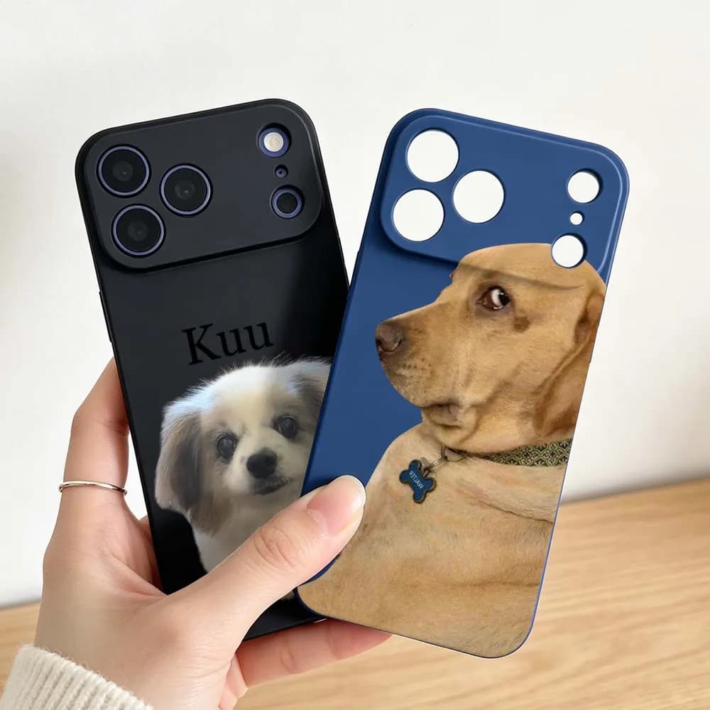 Yellow Labrador Dog Collar For Apple IPhone 17 16 16e 15 14 13 12 Air Pro Max Plus Mini Soft Phone case Cover