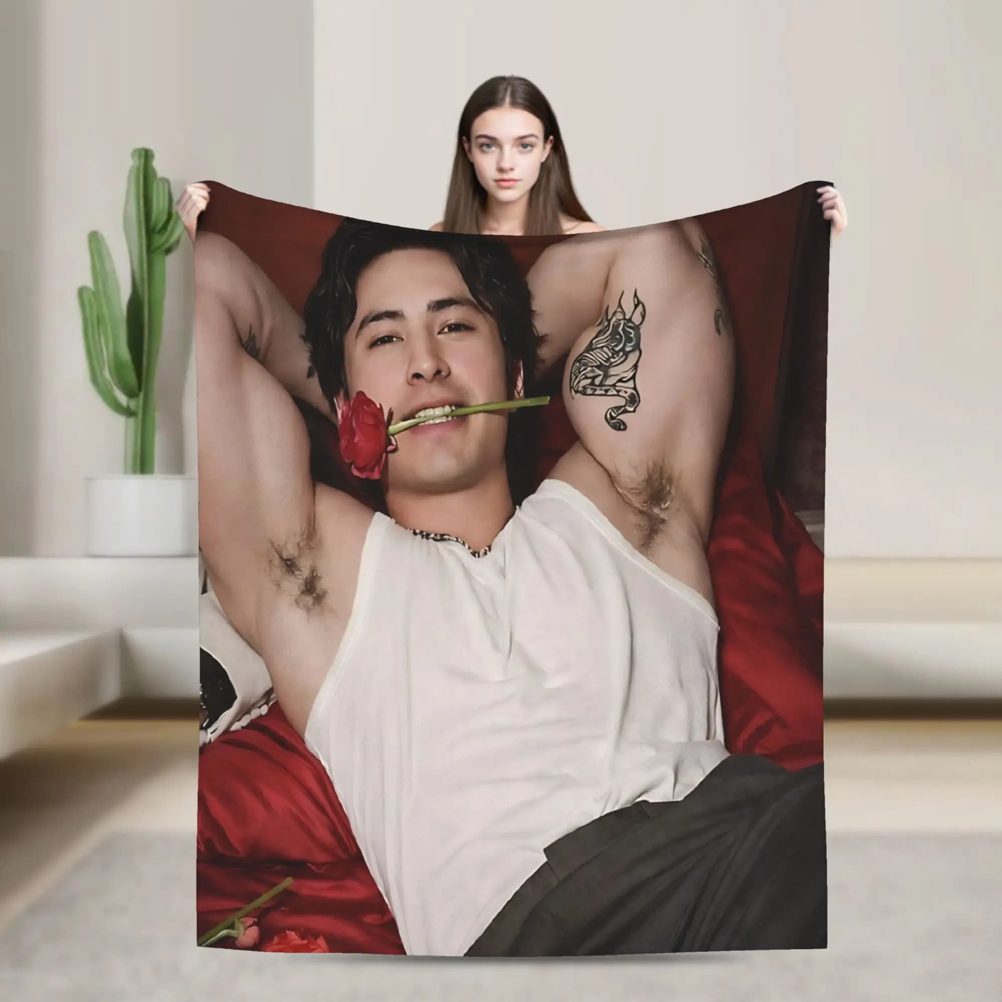 Hudson Williams Connor Storrie Heated Rivalry Warm Blanket Plush Bedding Throws Fashion Flannel Bedspread Sofa Bed Cover