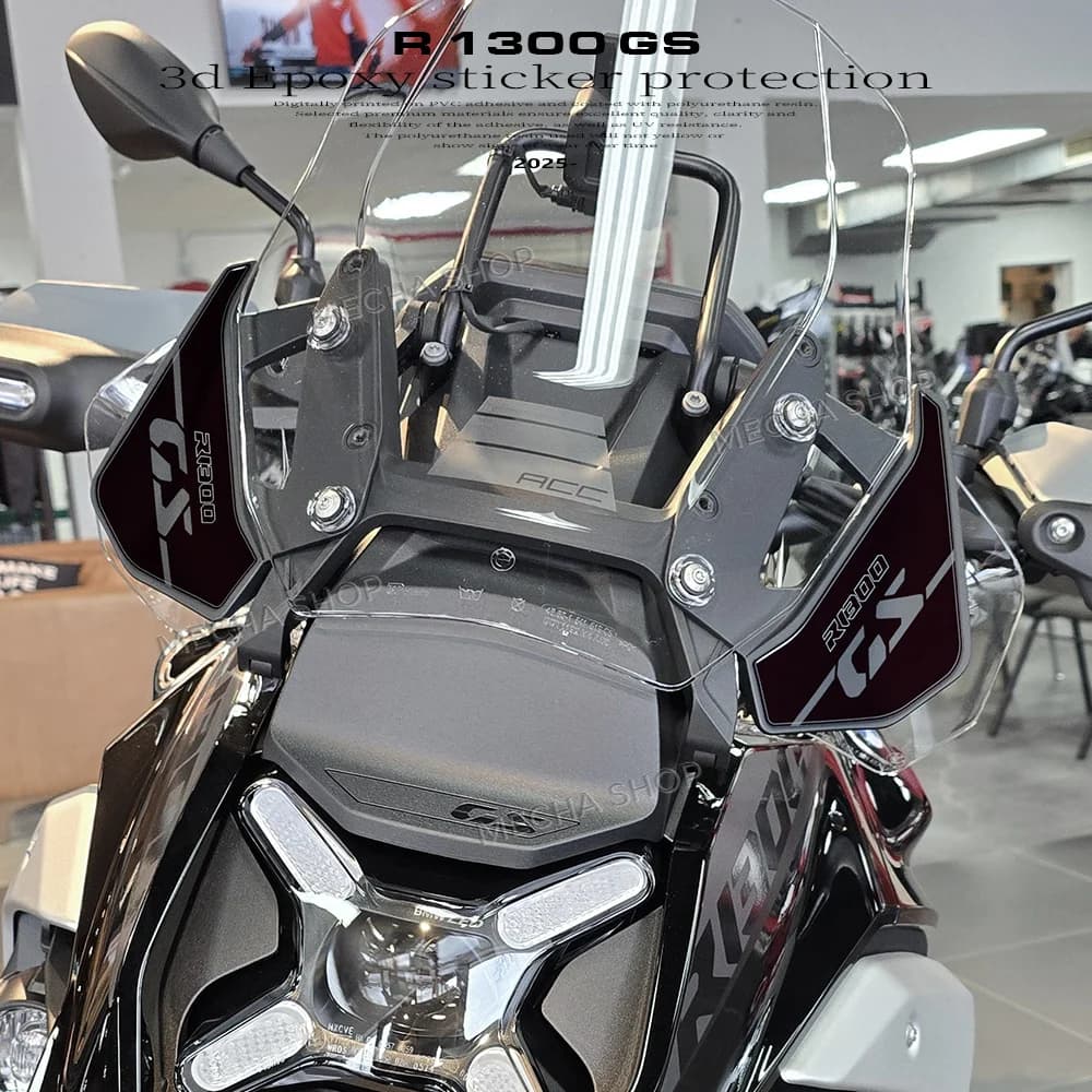 Kit di Protezione Carena in Resina Epossidica 3D, Adesivi Deflettori per R 1300 GS 2025 R1300GS 2026