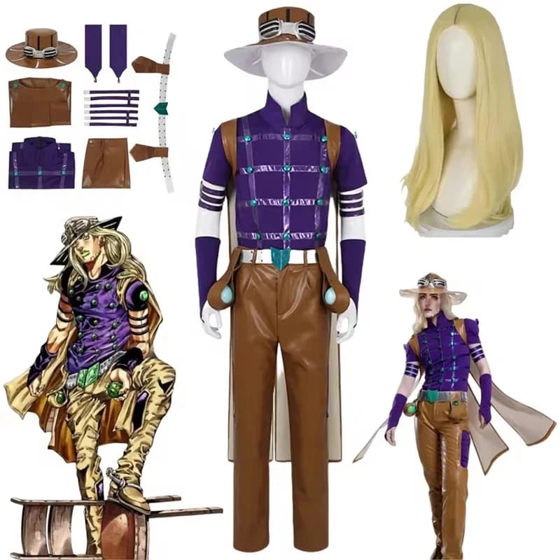◆ Costume Cosplay Gachiakuta Guita 2026, Tuta Blu, Pigiama Divertente, Abbigliamento Quotidiano, Parrucca Verde per Carnevale, Unisex ◆ …~