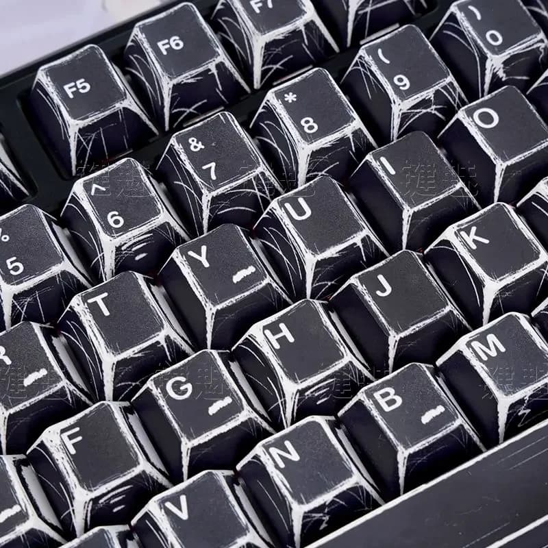 151 keys Comic theme Keycap Alice Set PBT Manga Style Keyboard Cap Cherry Profile Gaming KeyCap for mechanical keyboard 1.5u Alt