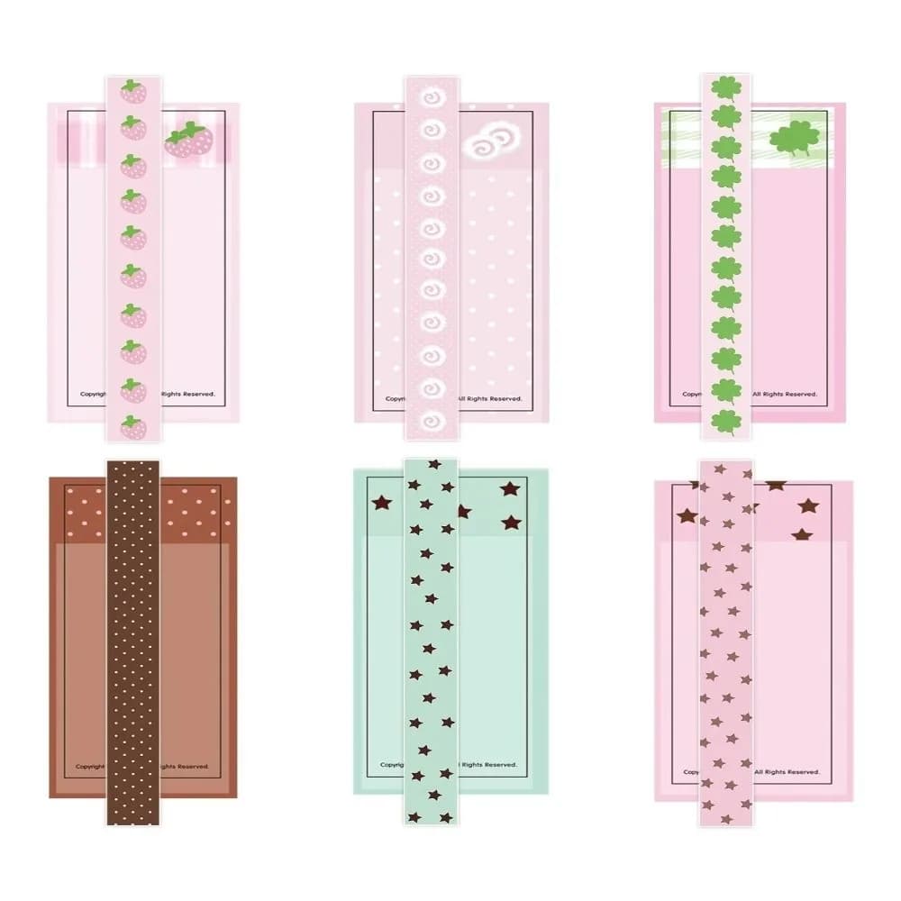 Cinghia Elastica per Planner A7 M5, Cinghie Kawaii per Scrapbooking, Accessorio per Quaderni a Fogli Mobili