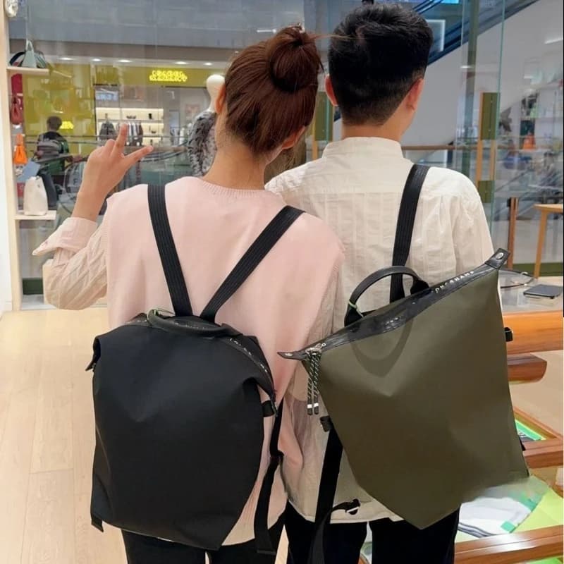 Jiaozi Longxiang environmentally friendly nylon energy backpack, large capacity backpack, casual style, unisex backpack