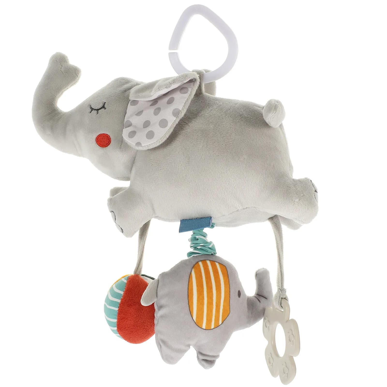 Sonaglio da appendere per passeggino, campanello a forma di elefante, sonaglio musicale da appendere al seggiolino auto per lo sviluppo visivo e uditivo di neonati e bambini piccoli