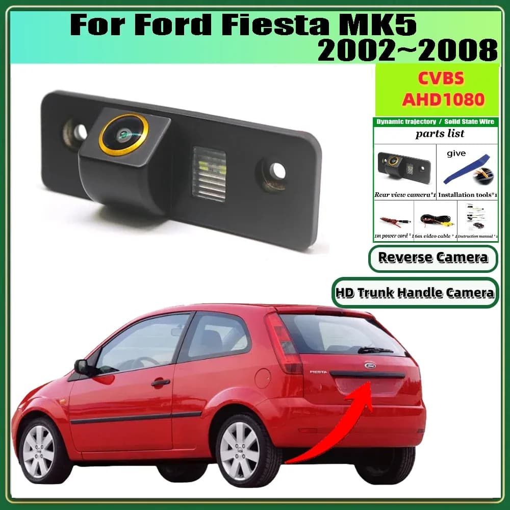 For Ford Fiesta MK5 2002~2008 HD Fisheye Reverse Camera CCD / Night Vision Rear View BackUp Parking Camera