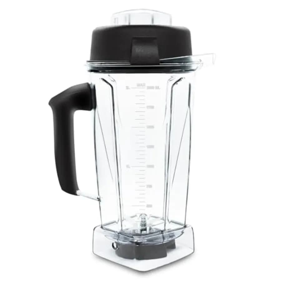 Caraffa per Frullatore 64oz a Profilo Alto, Contenitore di Ricambio Compatibile con 750 5300 5200 5000 7500 6300 Vm0102 Vm0103 Vm0