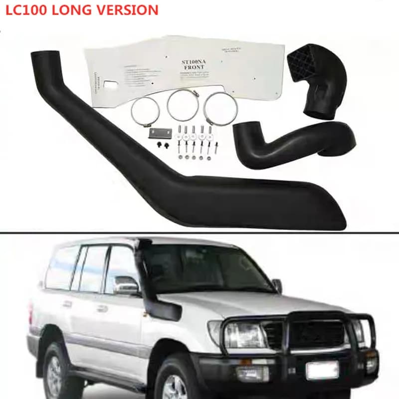 Kit Collector for Land Cruiser 4700 LC100 FJ100 LX470 04/1998-09/2007, Snorkel Auto, Air Grip, LLDPE Tube