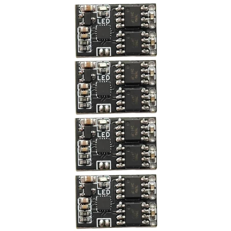 4PCS 1-3S 2-way Brushed ESC 3A/5A Drive Current Bidirectional Electronic Speed Controller for RC Tank Mini Tracked Vehicle Parts