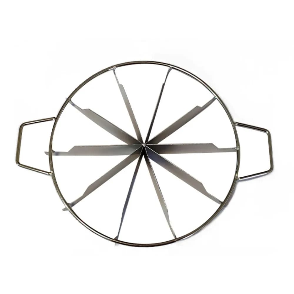 Household Stainless Steel Pizza Cutter with Handle Divide Equally Pancake Divider Durable Rust-proof Cake Slicers Dough