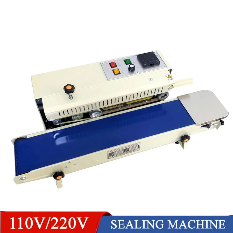 Film Aluminum Foil Bag Continuous Sealing Machine Food Plastic Bag Tea Automatic Sealing Machine