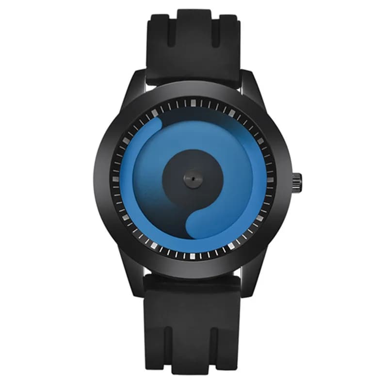 Big Brand Unique Design Watches Men Students Casual Silicone Band Gifts Quartz Wrist Watch Black Reloj Hombre Relogio Masculino