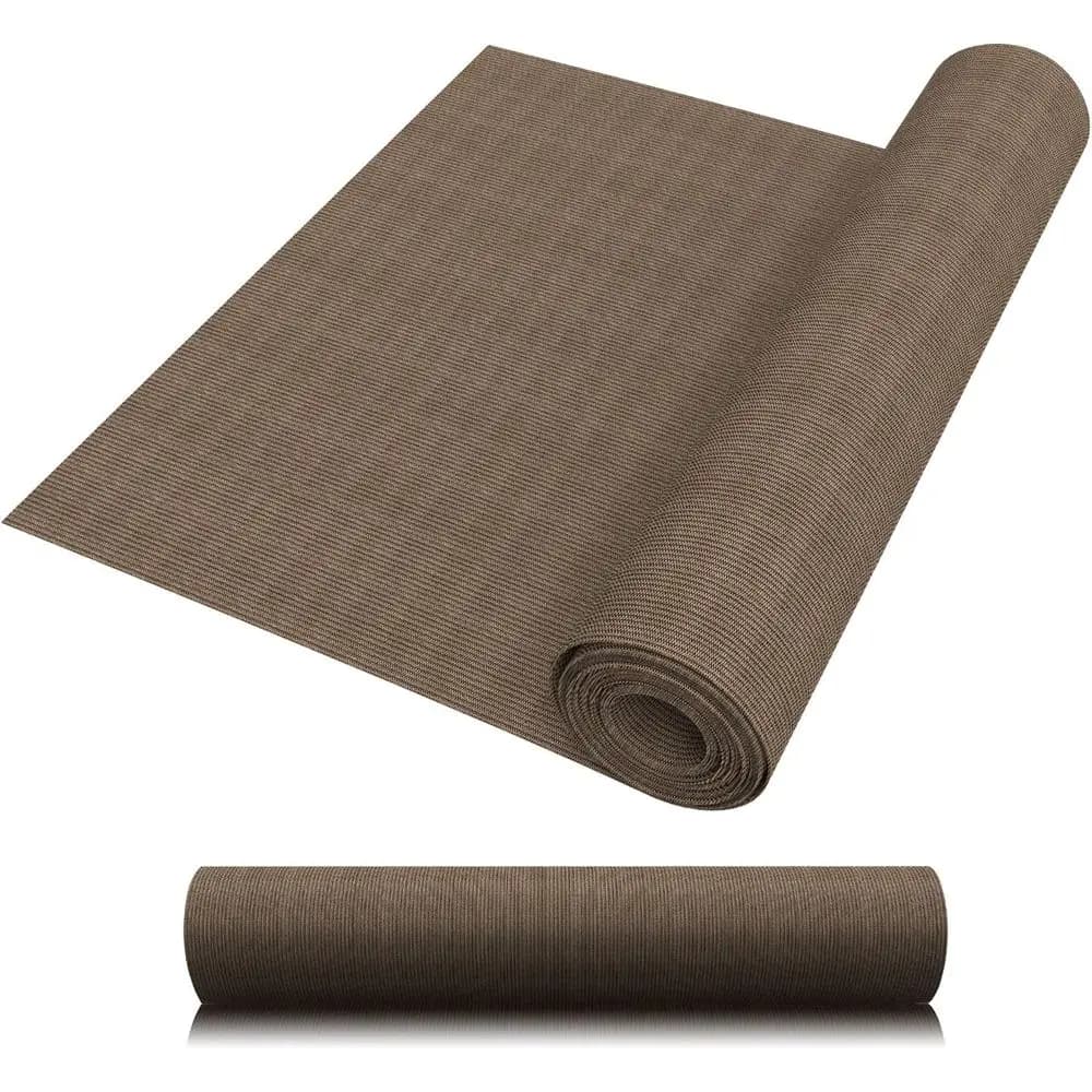 95% UV Block Outdoor Sun Shade Fabric Roll for Privacy and Protection in Brown