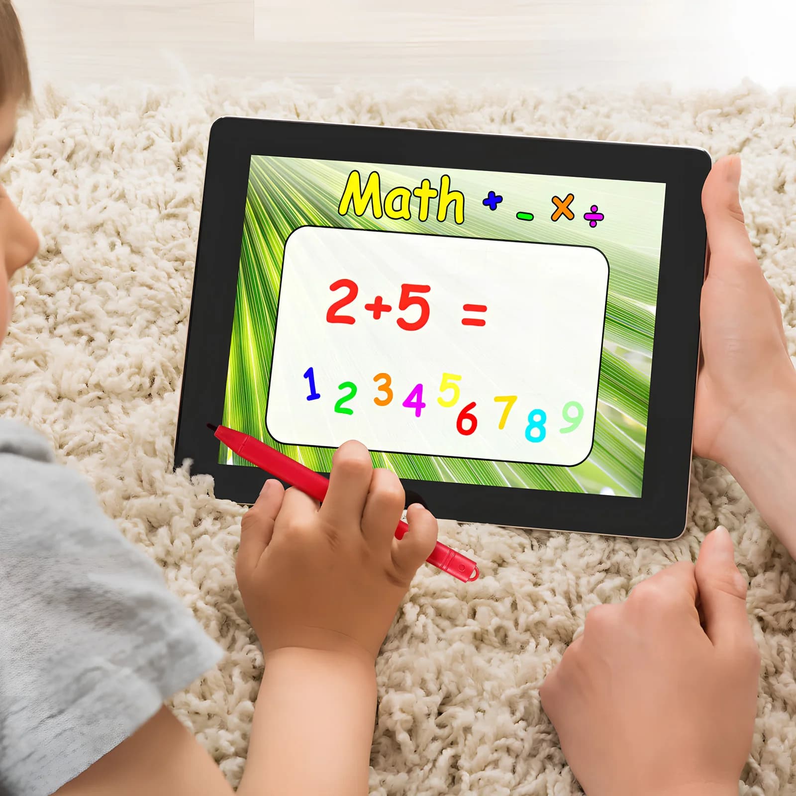7 pezzi penna per touchscreen LCD tavolo da disegno LCD penna stilo tavolo da disegno tavoletta da scrittura pittura doodle ergonomico leggero