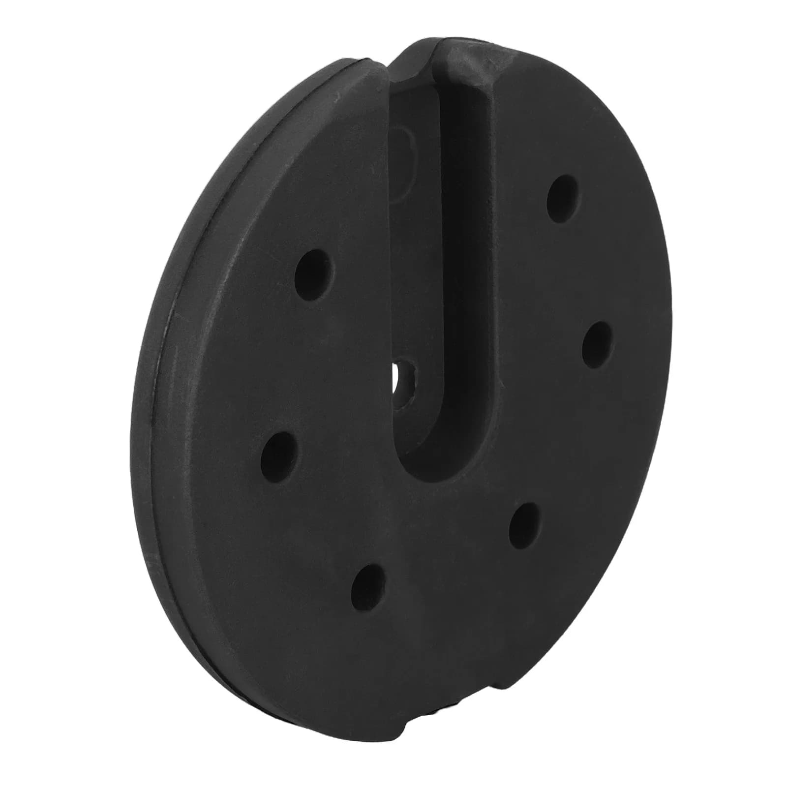 Base per Lampada Pesante Rotonda in Plastica Riempibile con Sabbia, Contrappeso Universale per Lampade da Terra Alte e Sottili e Lampade da Scrivania