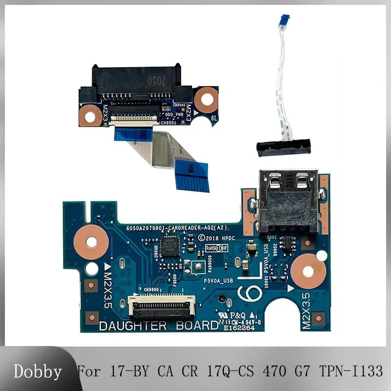 New for HP 17-BY 17-CA 17-CR 17Z 17Q-CS 470 G7 TPN-I133 Laptop SATA Hard Drive HDD SSD Cable USB Board muslimah