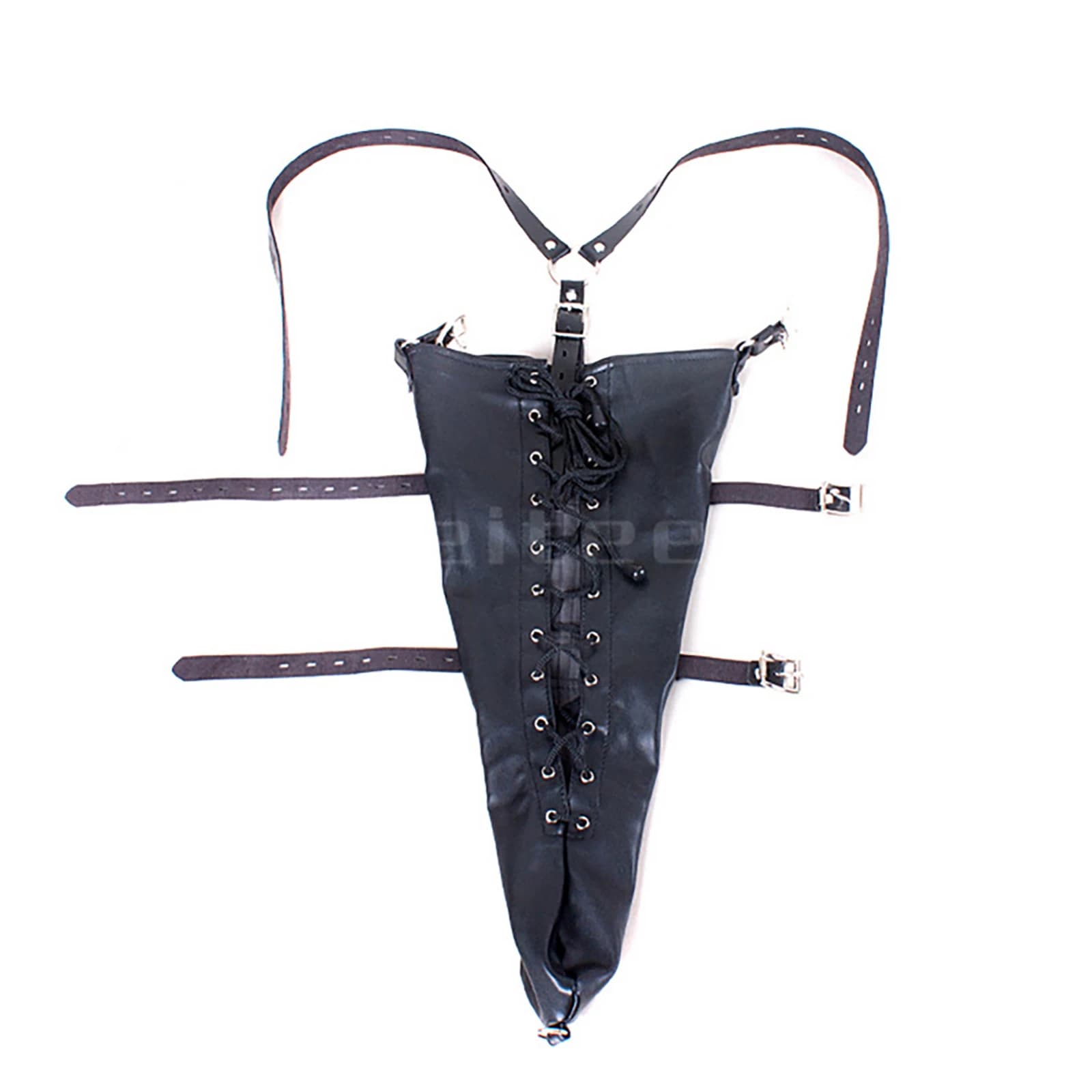 Unisex Leather Bondage Bracelets Set with Adjustable BDSM Handcuffs Dual Feet Cuffs for Couple Role Play Shame Sex Toys