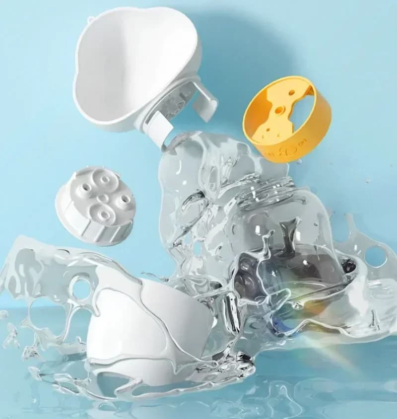 Bottiglia d'acqua portatile per cani e distributore di cibo Ciotola da viaggio per animali domestici per cuccioli di grandi dimensioni, soluzione di alimentazione esterna multifunzionale per cani