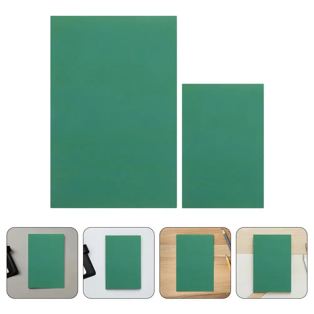 2Pcs Printmaking Carving Boards PVC Linocut Plates Portable Dual Size A5 A4 Beginner Engraving Mats Craft Cutting Tools Block