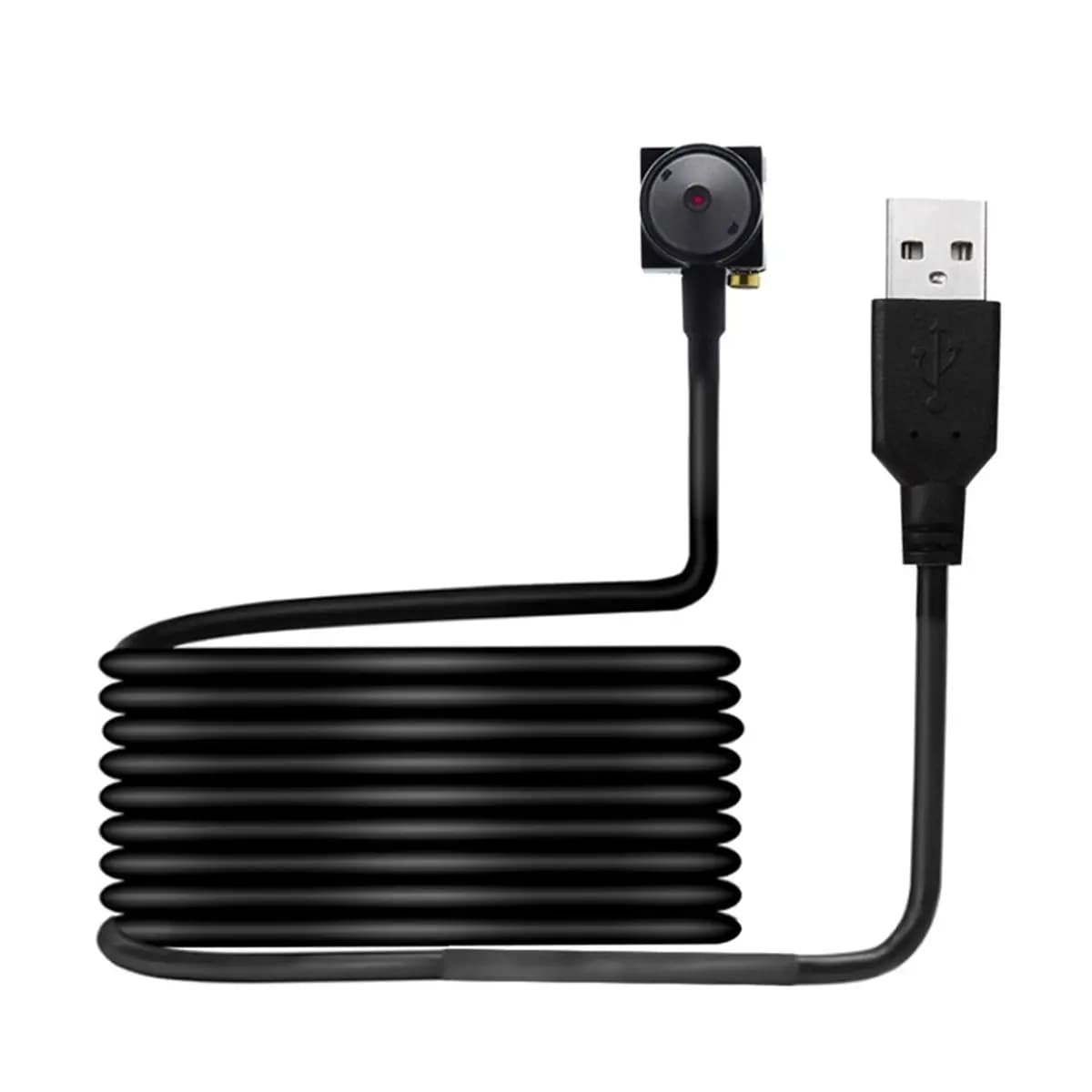 Webcam HD 1080P Mini webcam USB con obiettivo da 3,7 mm per videocamera di sicurezza per videocamera esterna CCTV per PC